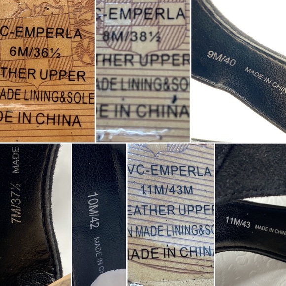 New VINCE CAMUTO EMPERLA cone heel sandals black - Picture 8 of 8